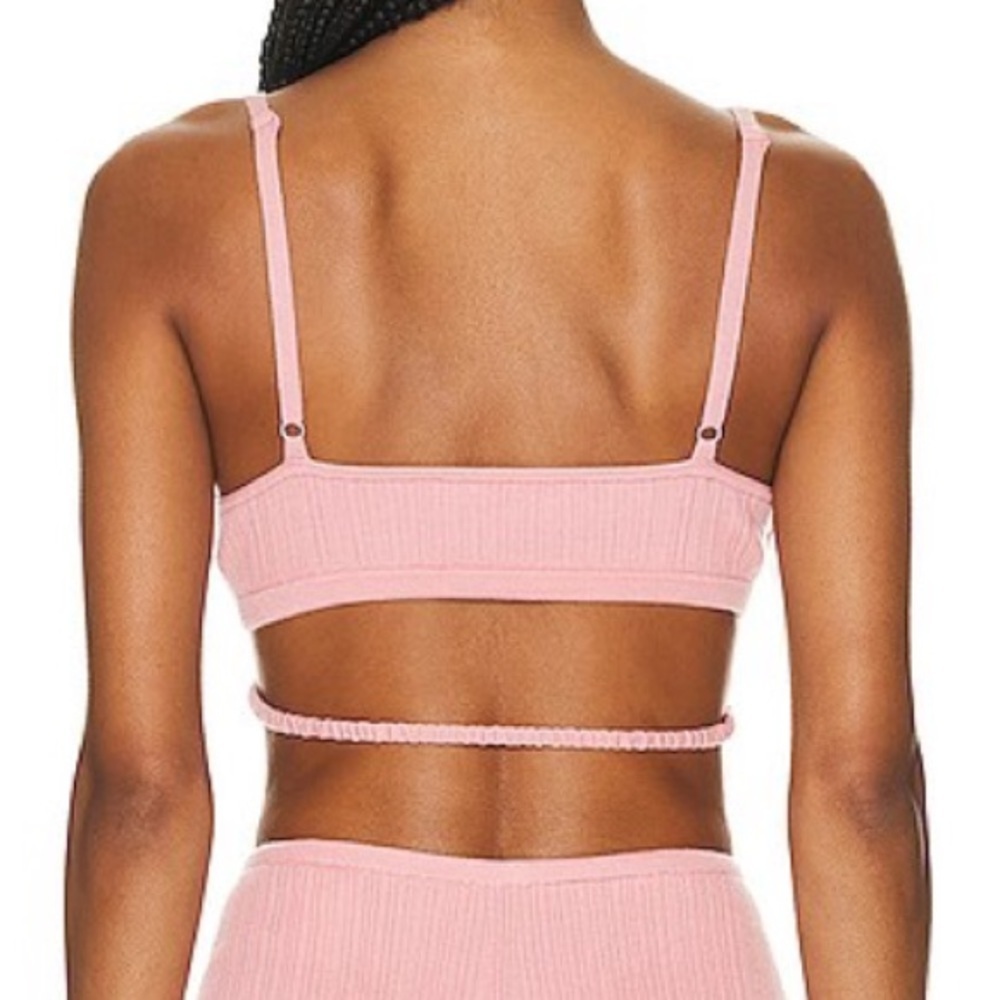 Guest In Residence Rib Bra in Blush. Size Small. NWT - Picture 2 of 10